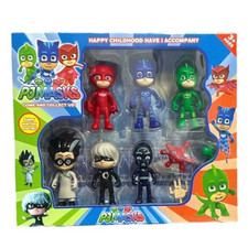 Pj Masks 9pcs Action Figures &